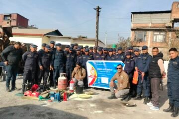 आगोलागी नियन्त्रण तथा fire Extinguisher तालिम कार्यक्रम