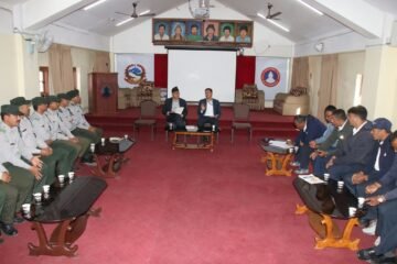 बजार व्यवस्थापनको विषयमा नगर प्रहरी, वडा निरीक्षक र बजार व्यवस्थापकहरुसँग बैठक