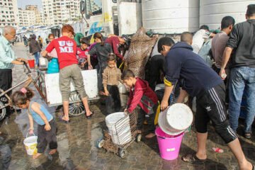 इजरायलले गाजामा पानीलाई ‘हतियार’ बनाइरहेको