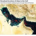 कति जहाजहरू हर्मुजको जलडमरूम समुन्द्री पोर्टमा