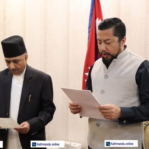 विद्युत् नियमन आयोगका नवनियुक्त पदाधिकारीले लिए सपथ